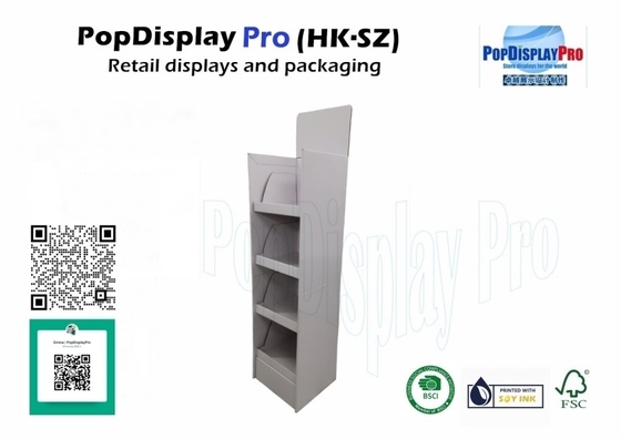 Freely Standing Pouched Snacks Visual Merchandising Print Retail Shipper Display in Stores