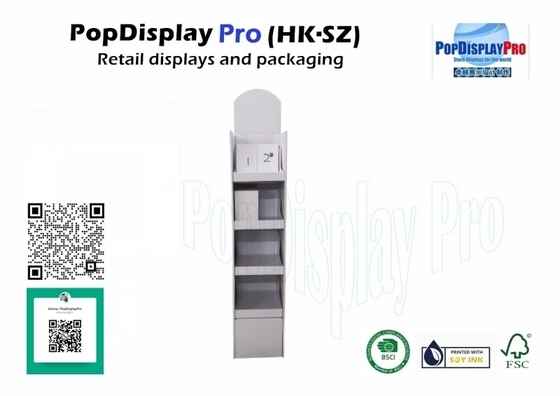 Freely Standing Pouched Snacks Visual Merchandising Print Retail Shipper Display in Stores