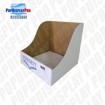 Simple Eye Catching Countertop Cardboard Display Shelf Ready With 4 Color Printed